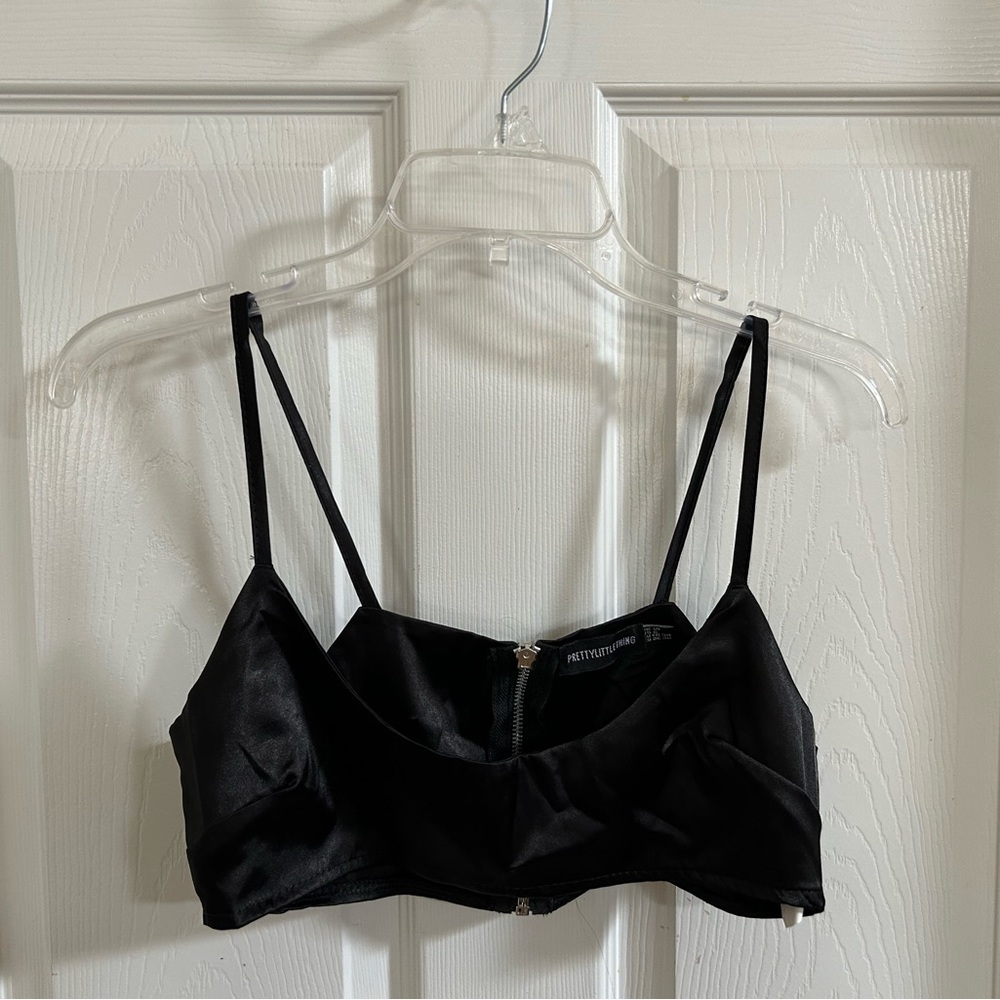 Pretty Little Thing - Satin Bra Top